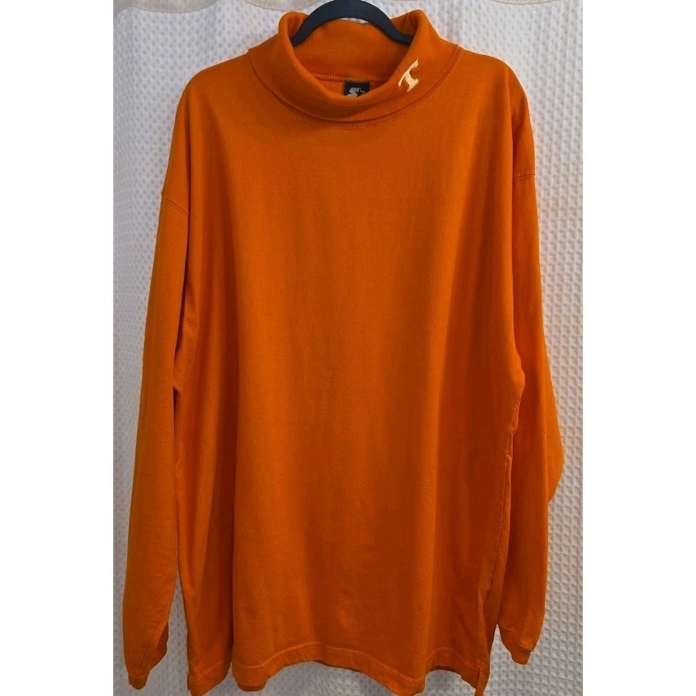 TEAM‎ STARTER TENNESSEE VOLUNTEERS LONG SLEEVE SHIRT EMBROIDERED ORANGE MENS 2X